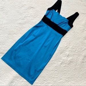 Donna RICCO NY Blue & Black Cocktail Dress